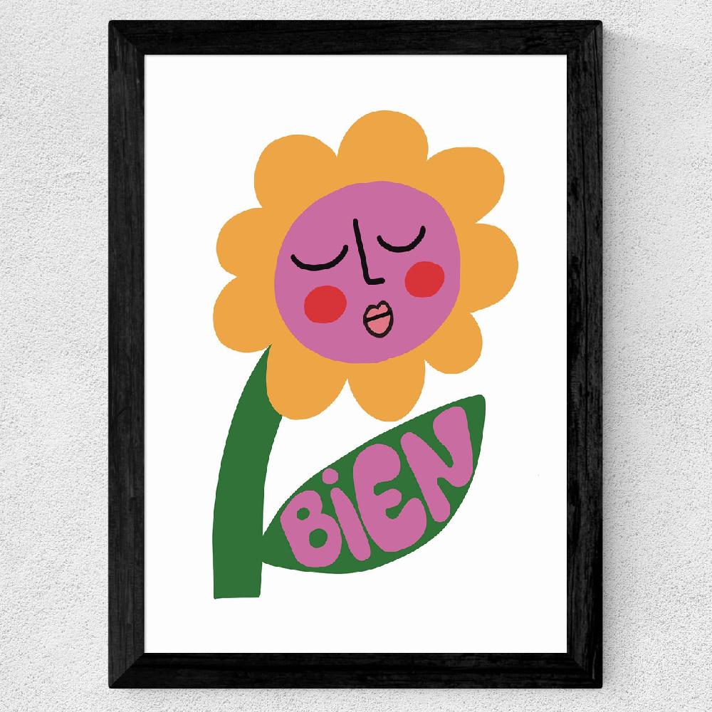 East End Prints Bien Flower