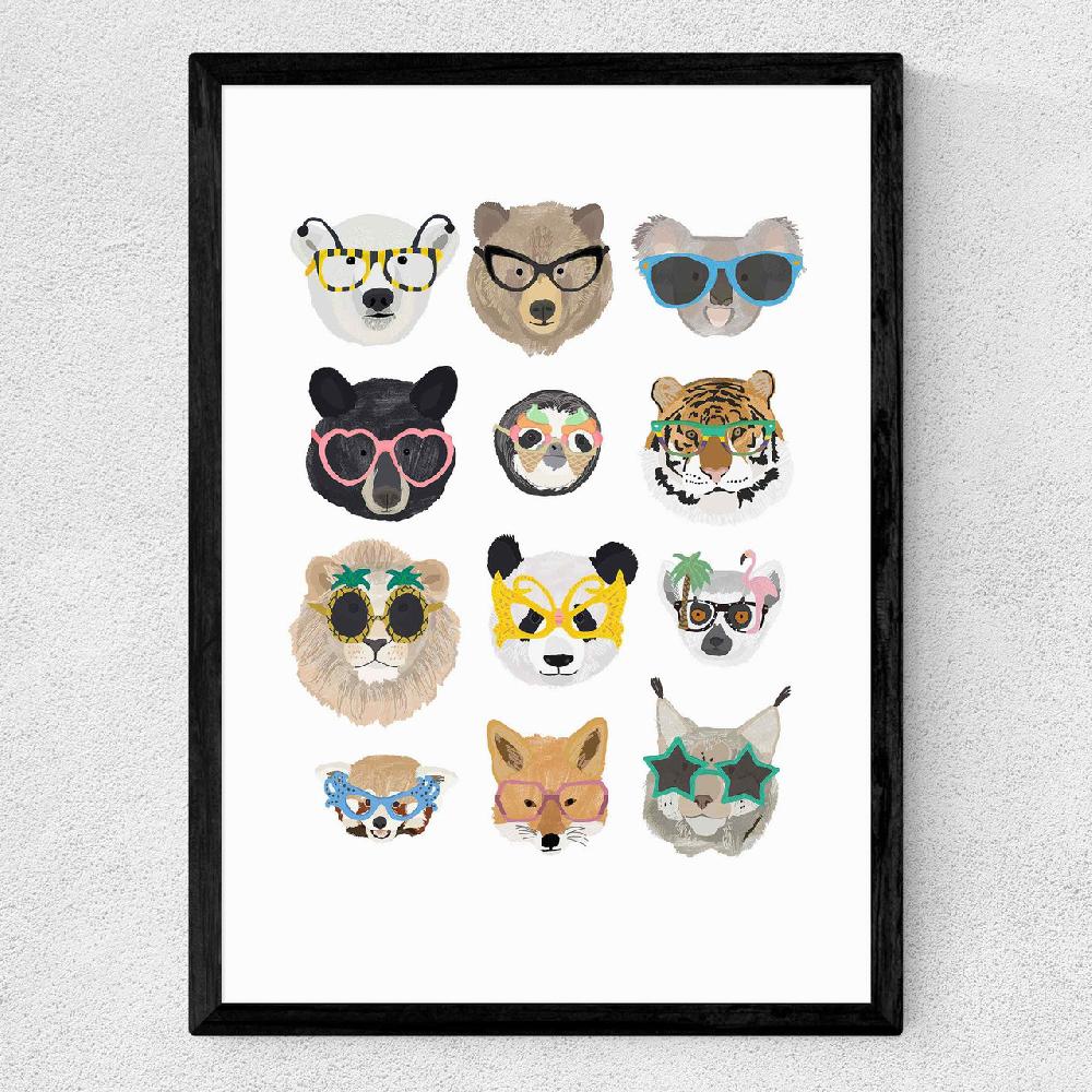 East End Prints Big Cats By Hanna Melin