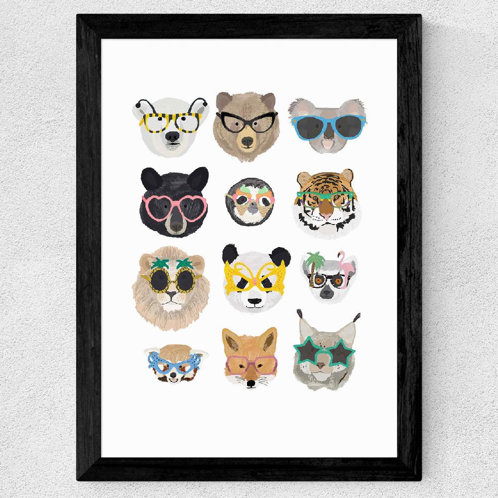 East End Prints Big Cats By Hanna Melin