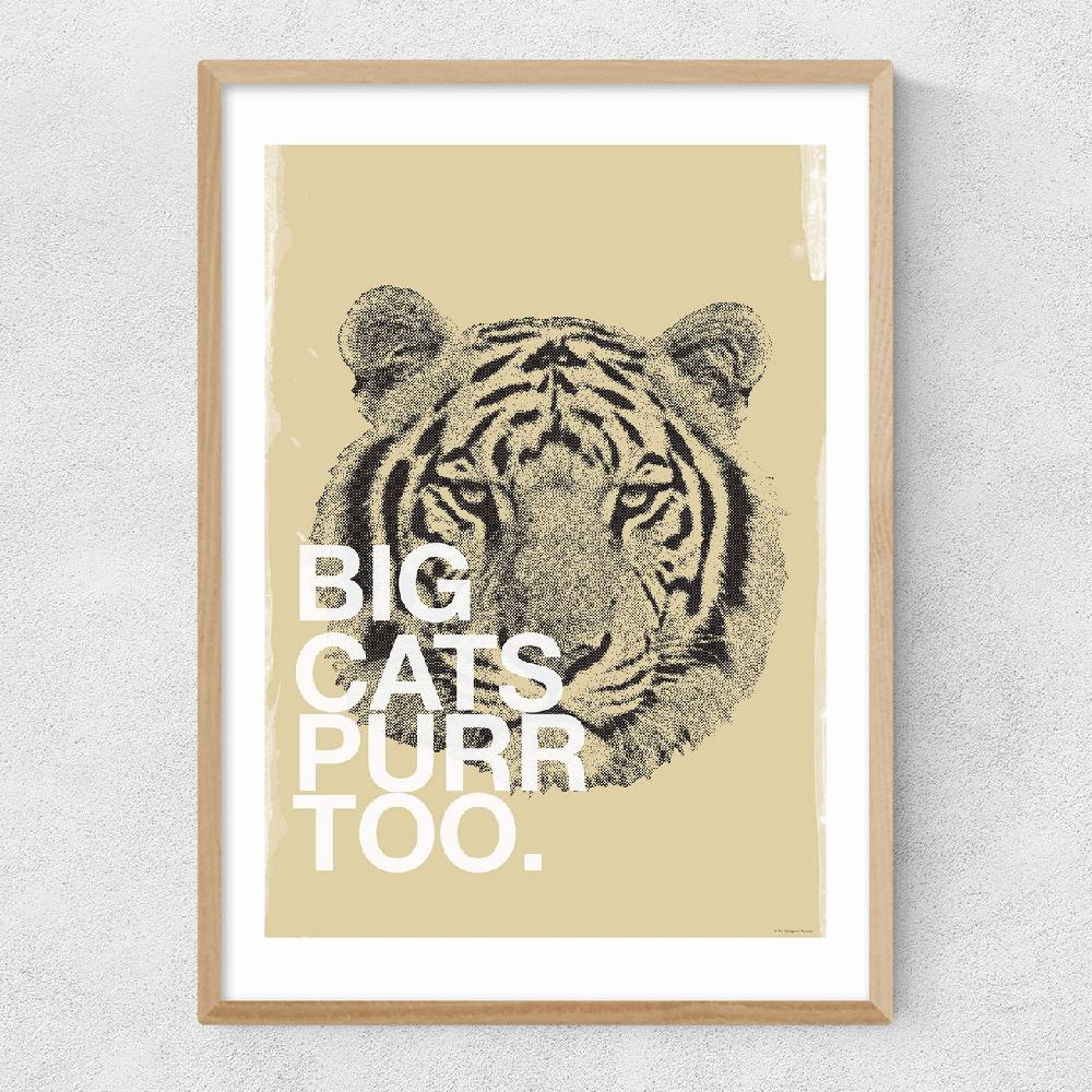 East End Prints Big Cats Purr Too