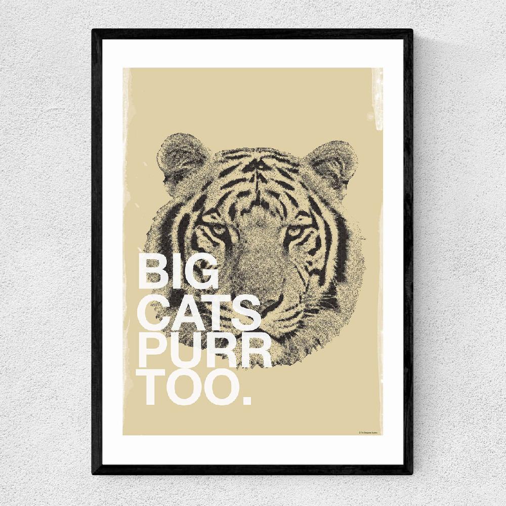 east end prints Big Cats Purr Too
