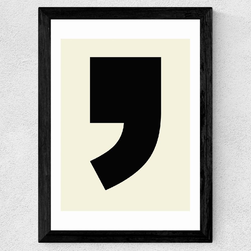 East End Prints Big Comma