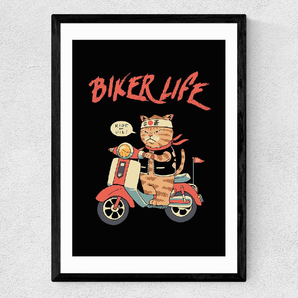 East End Prints Biker Life Prints