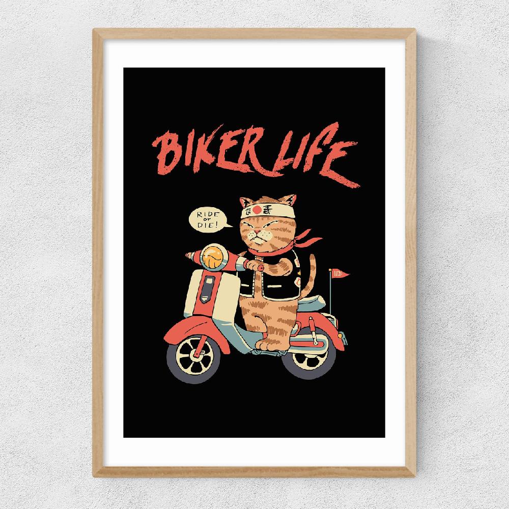 East End Prints Biker Life Prints