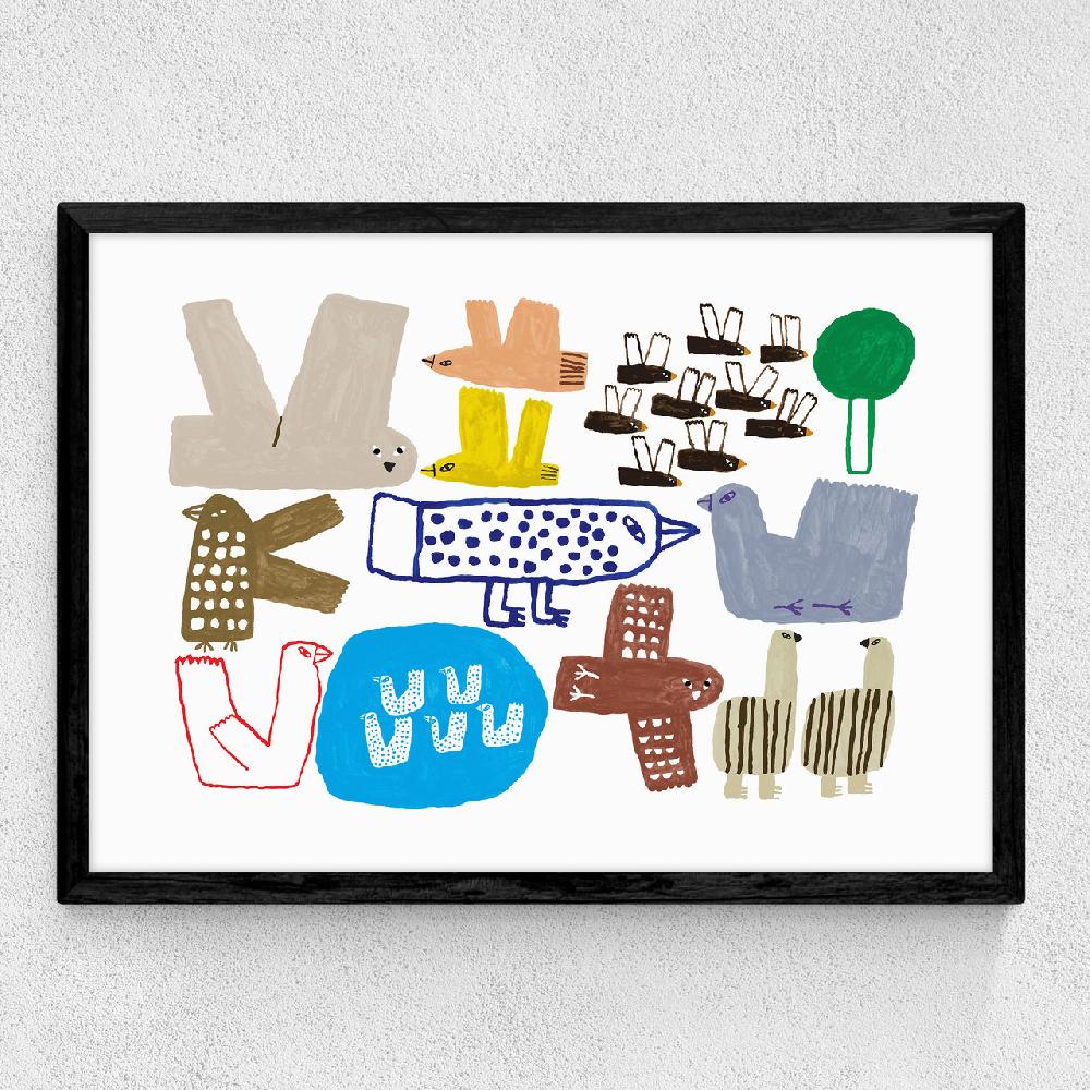 East End Prints Bird Farm