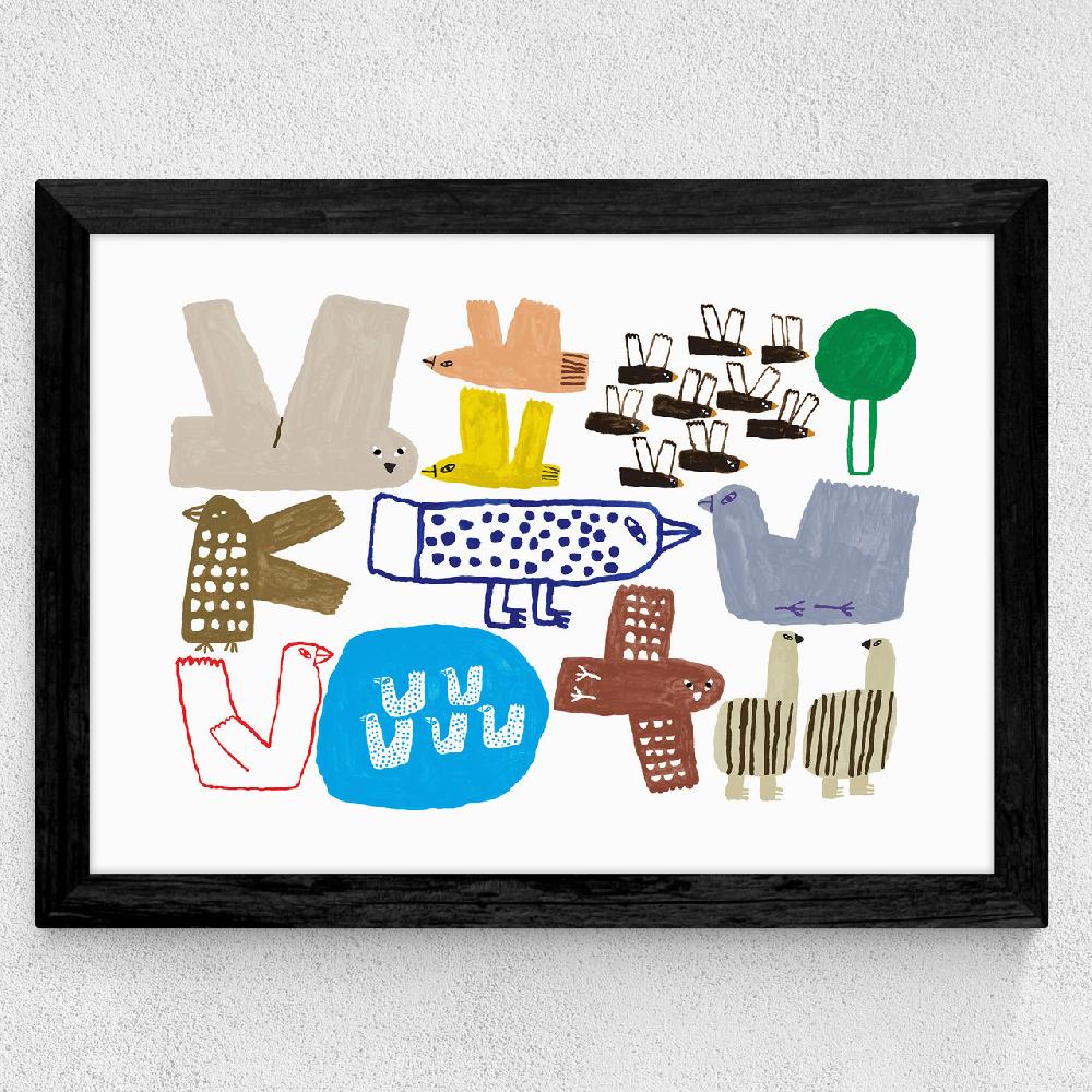 East End Prints Bird Farm