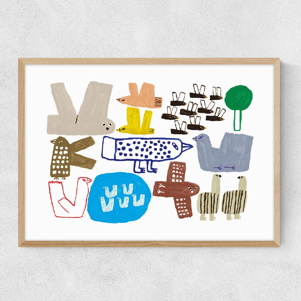 East End Prints Bird Farm