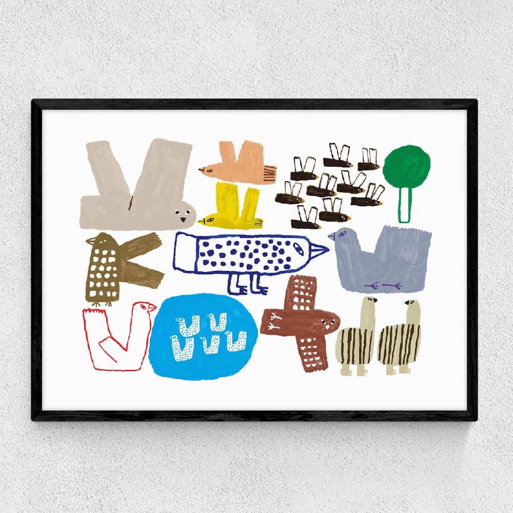 east end prints Bird Farm