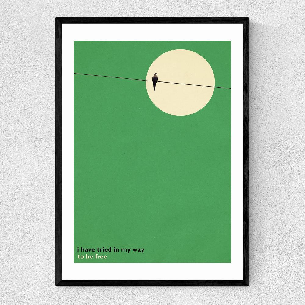 east end prints Bird on a Wire