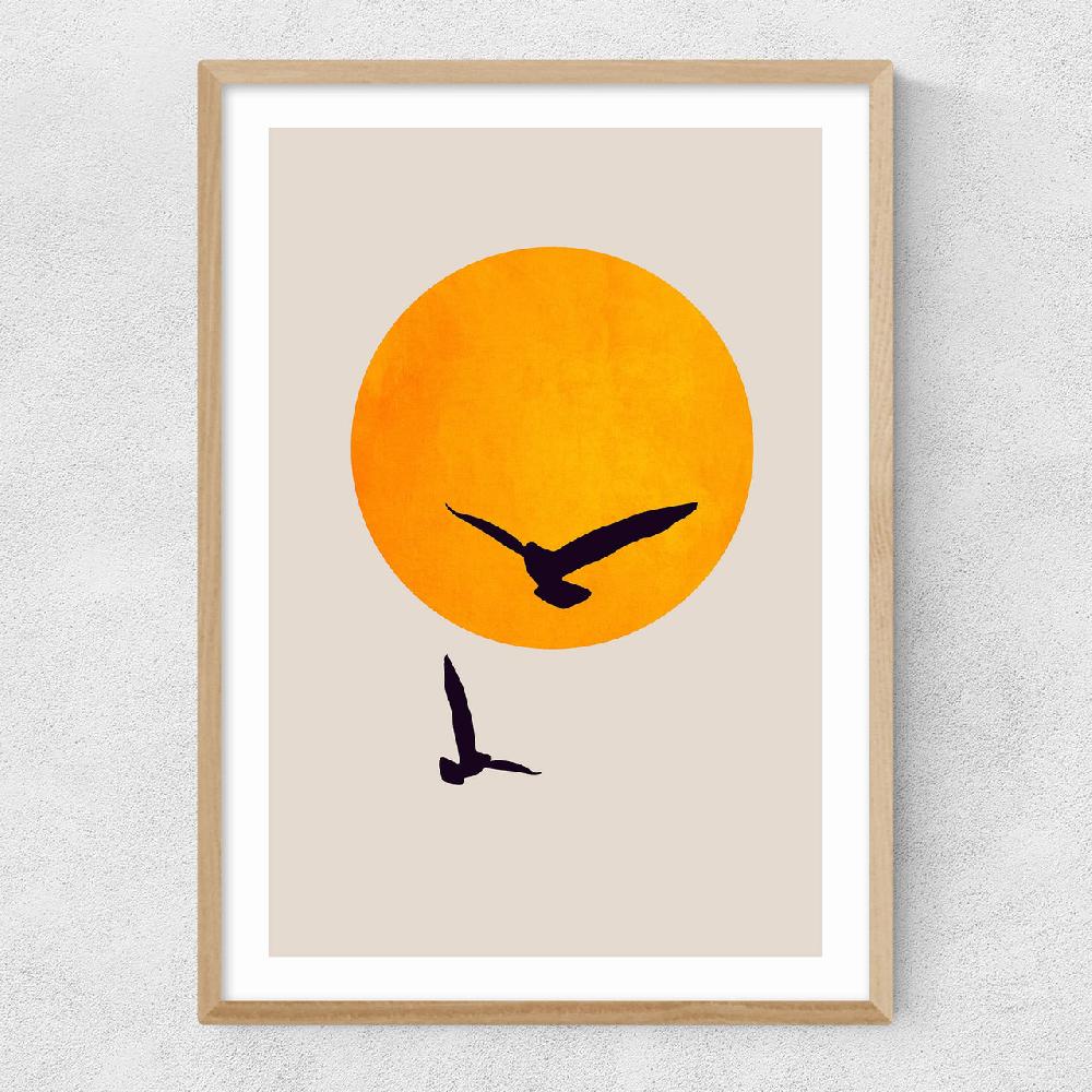 East End Prints Birds In The Sky