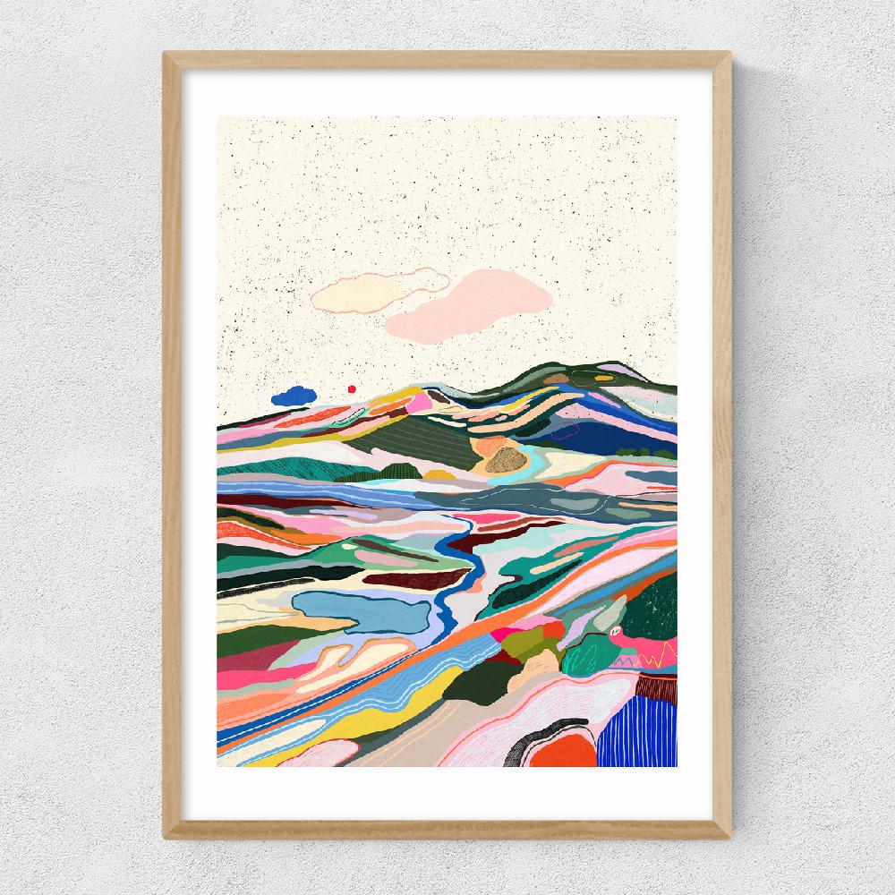 East End Prints Black Dots In The Sky