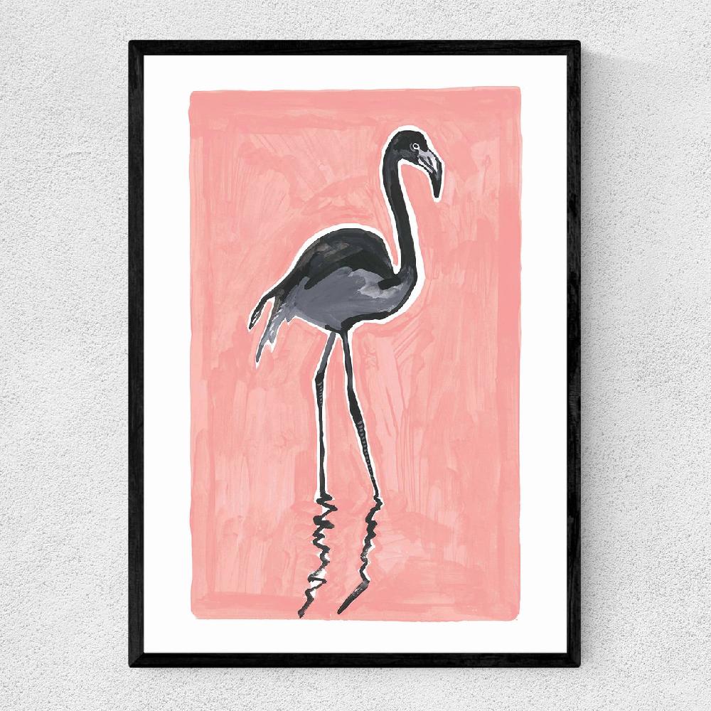east end prints Black Flamingo
