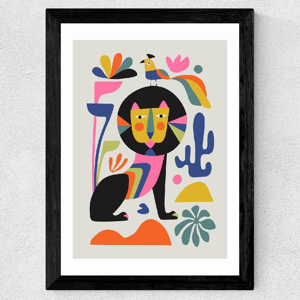 East End Prints Black Lion