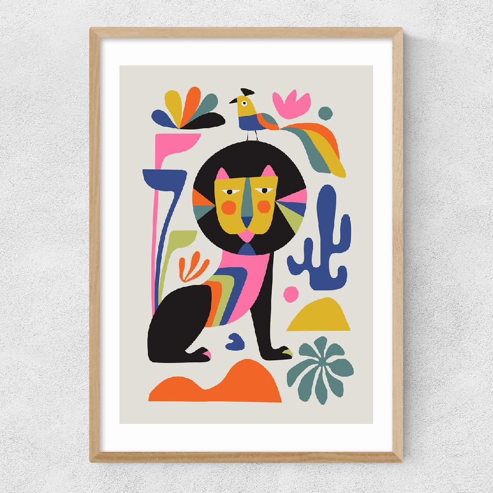 East End Prints Black Lion