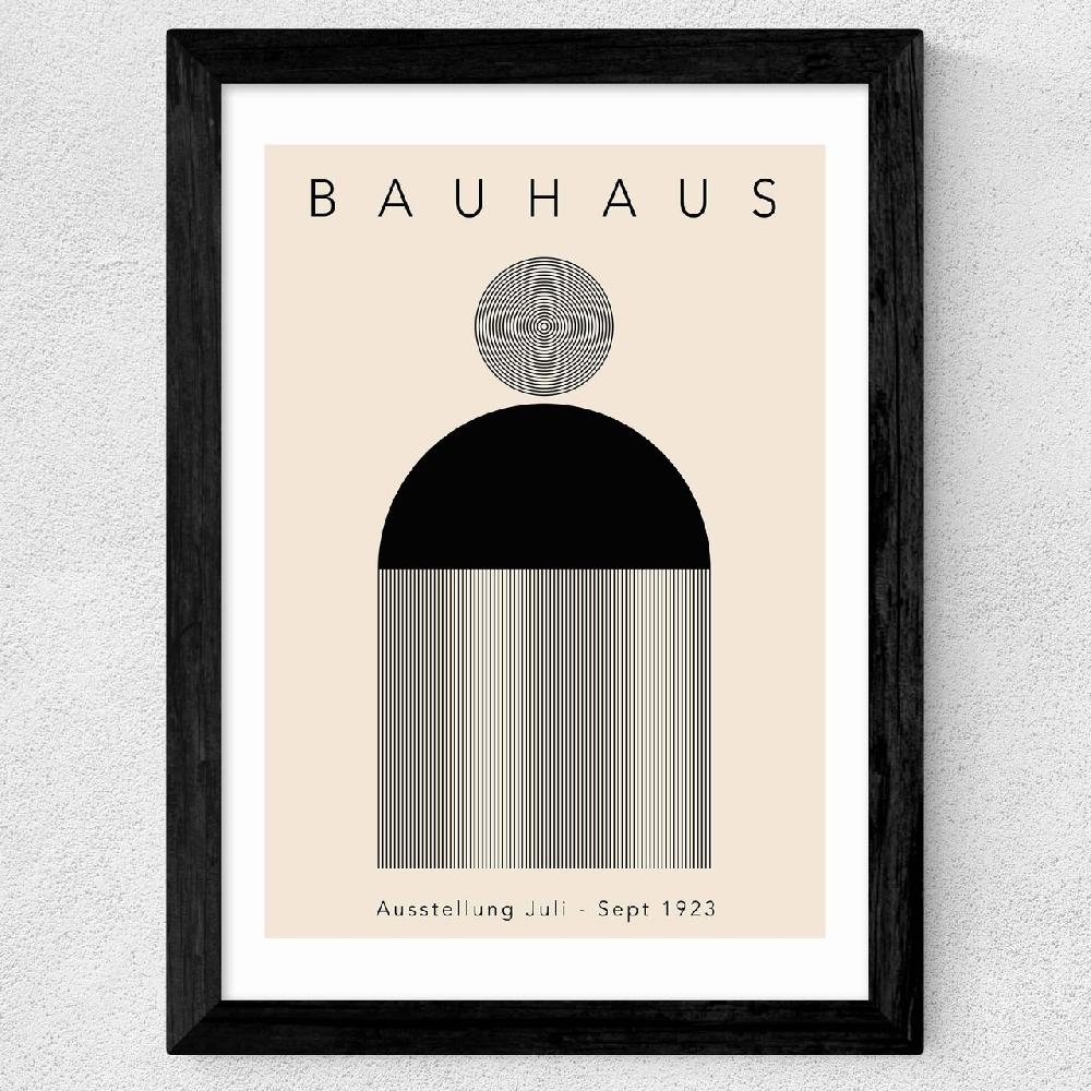East End Prints Black Minimal Bauhaus