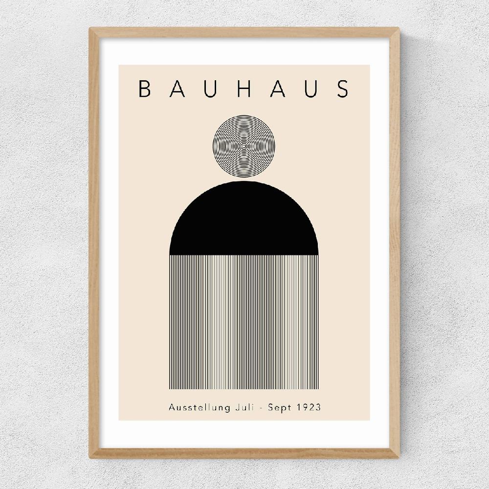 East End Prints Black Minimal Bauhaus
