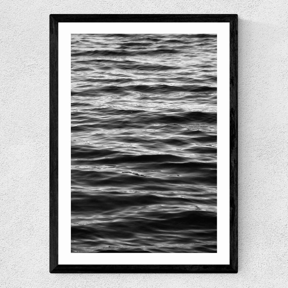East End Prints Black Ocean