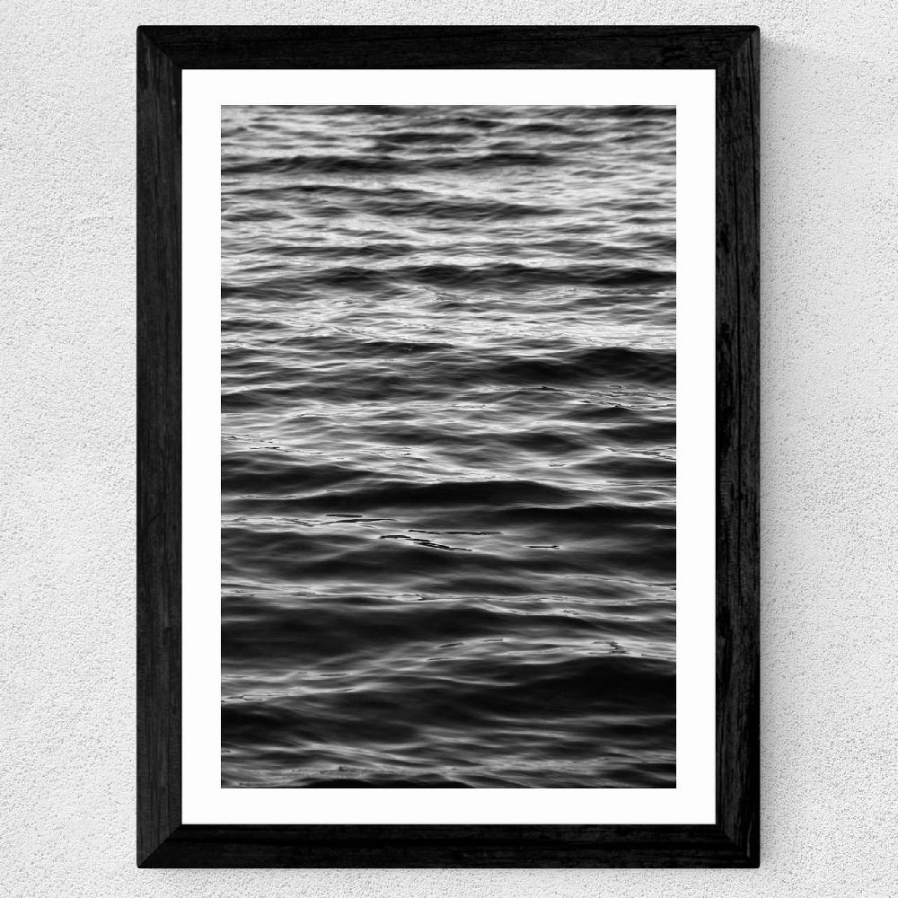 East End Prints Black Ocean