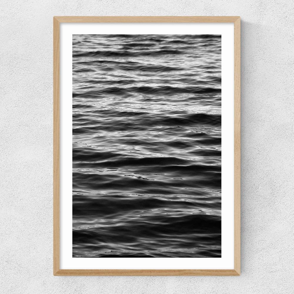 East End Prints Black Ocean