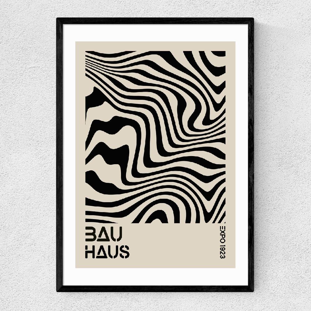 east end prints Black Op Art Bauhaus