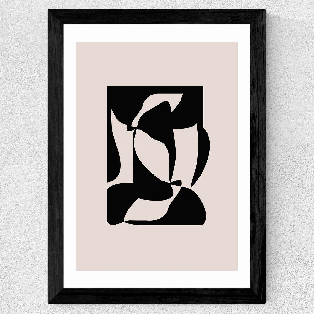 East End Prints Black Silhouette