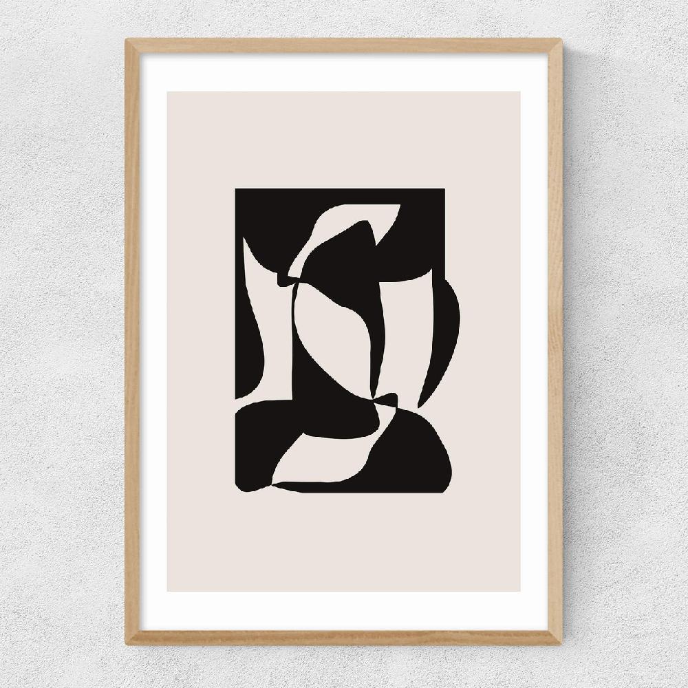 East End Prints Black Silhouette