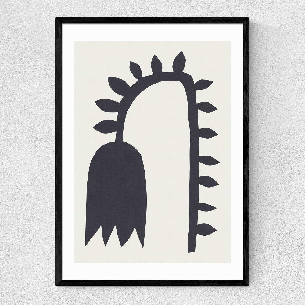 east end prints Black Tulip I