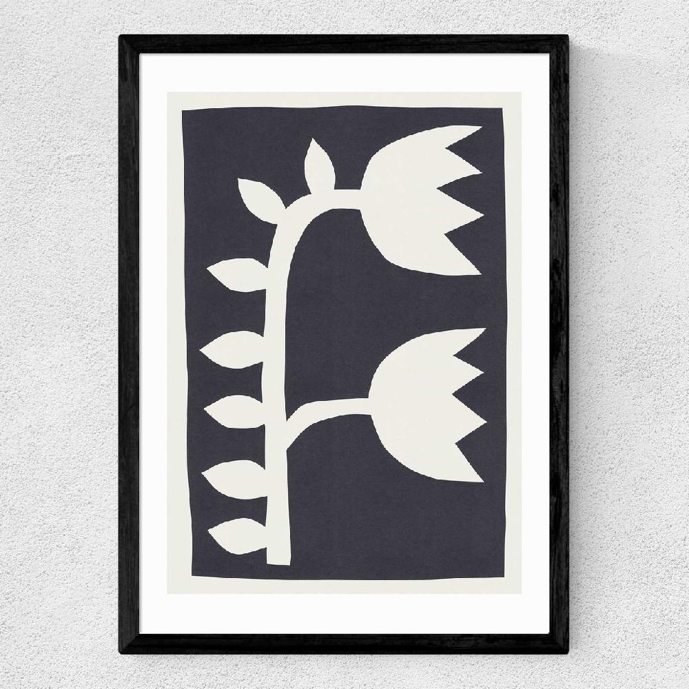 East End Prints Black Tulips II