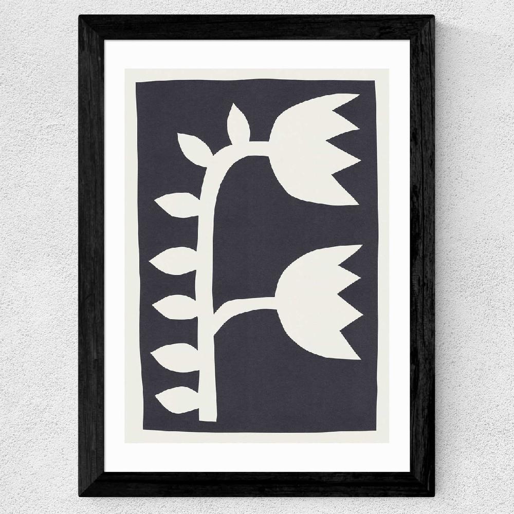 East End Prints Black Tulips II