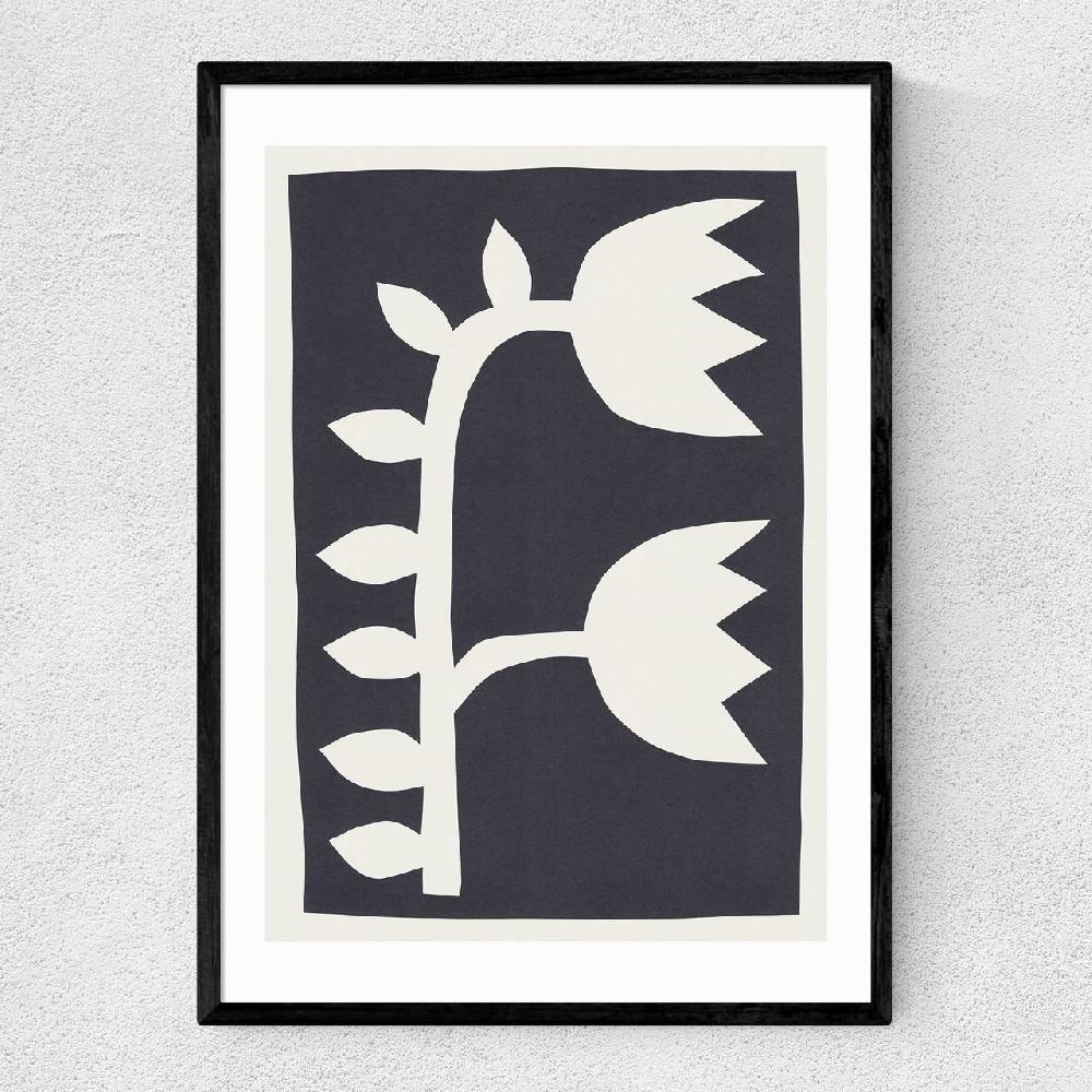 east end prints Black Tulips II