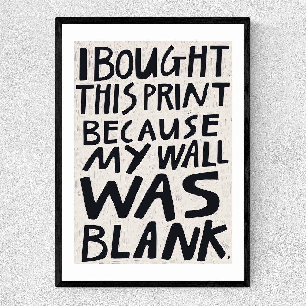 east end prints Blank Wall