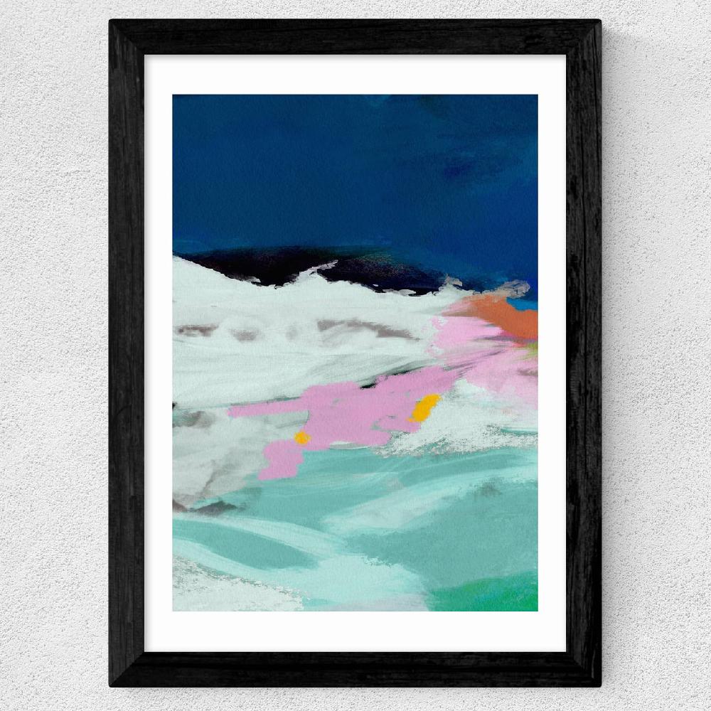 East End Prints Blaue Landschaft I