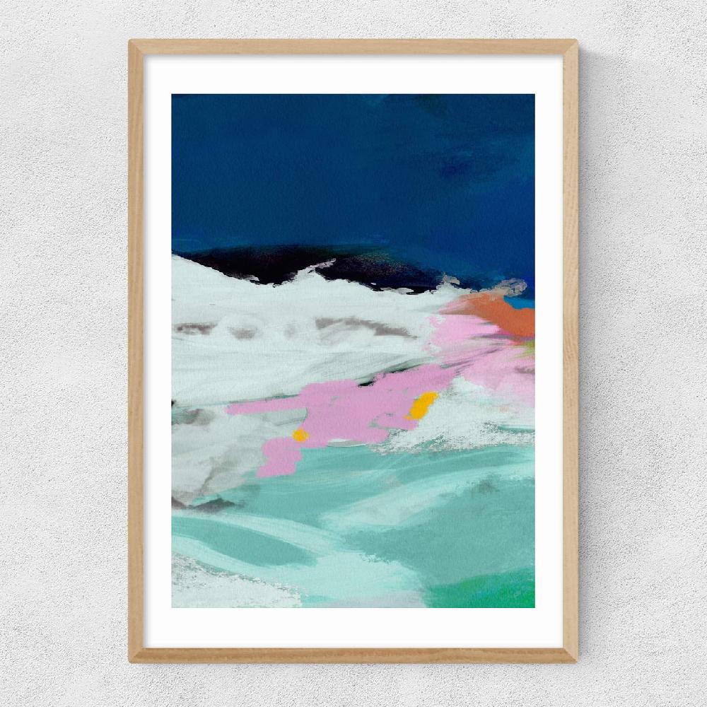 East End Prints Blaue Landschaft I