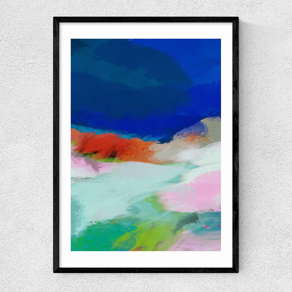 east end prints Blaue Landschaft II