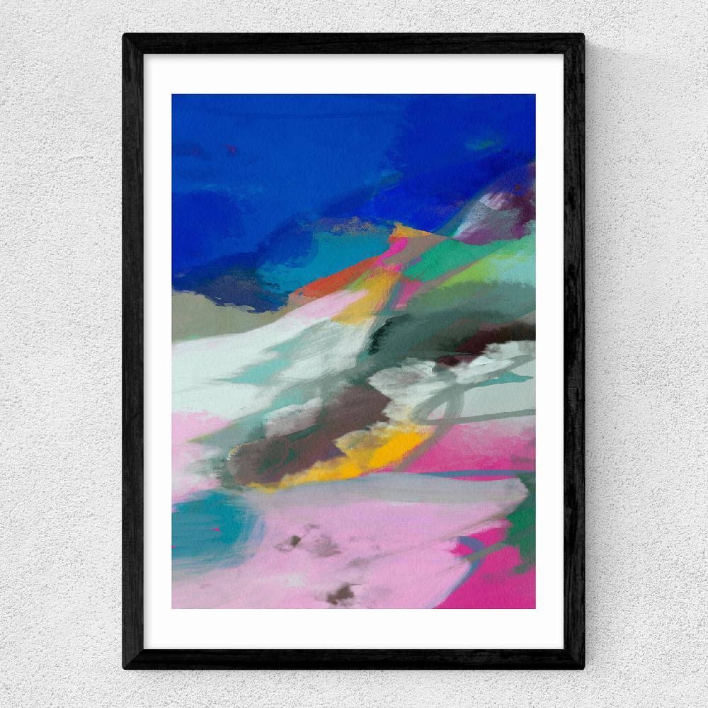 East End Prints Blaue Landschaft III