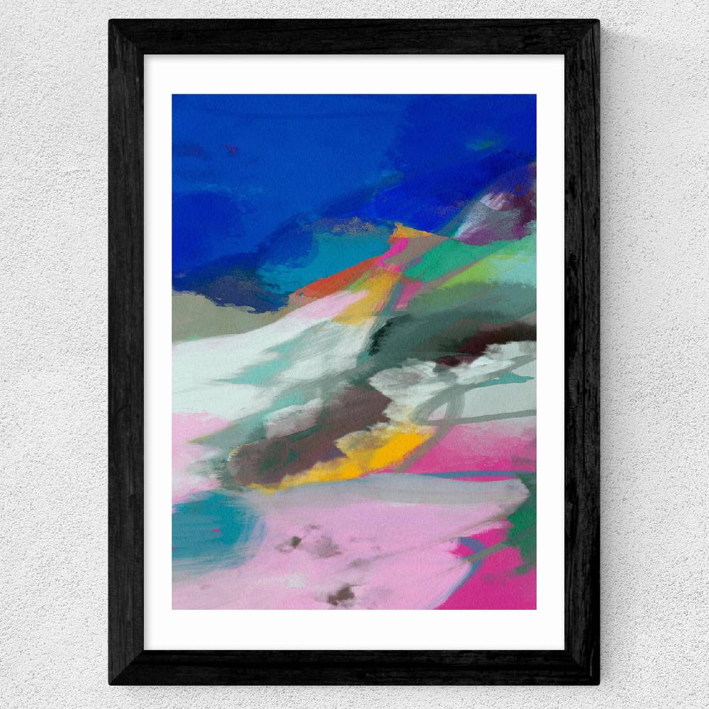 East End Prints Blaue Landschaft III