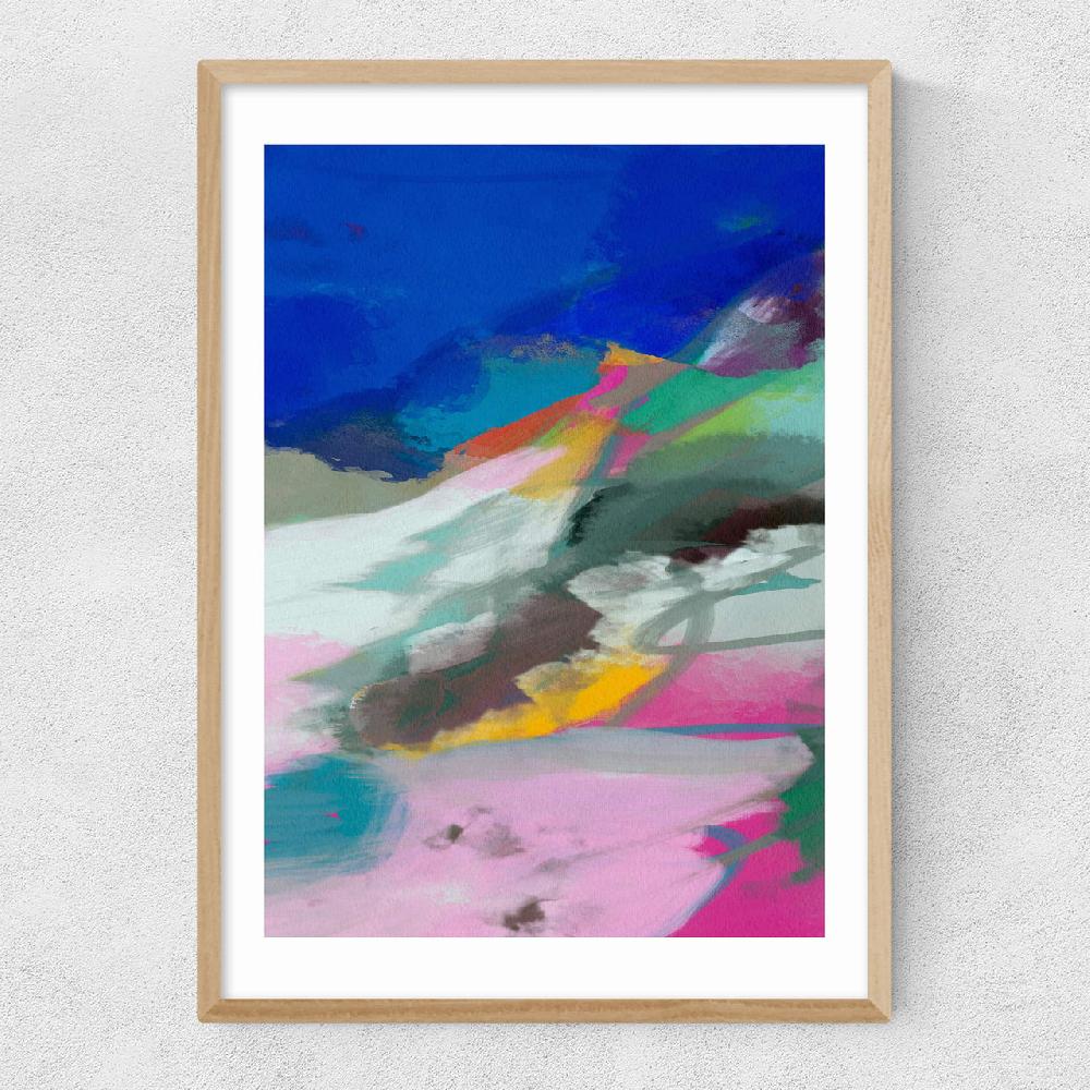 East End Prints Blaue Landschaft III