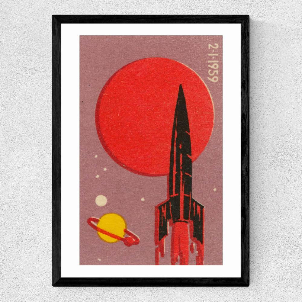 East End Prints Blood Moon Matchbox