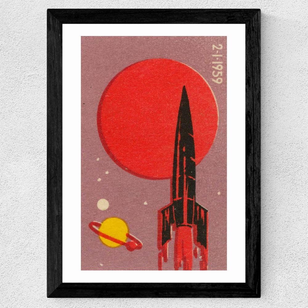East End Prints Blood Moon Matchbox