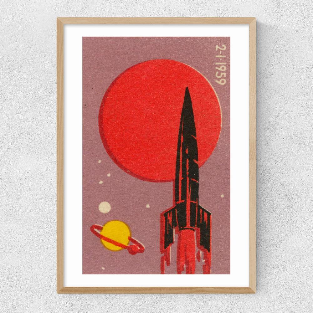 East End Prints Blood Moon Matchbox