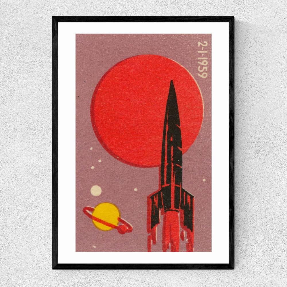 east end prints Blood Moon Matchbox