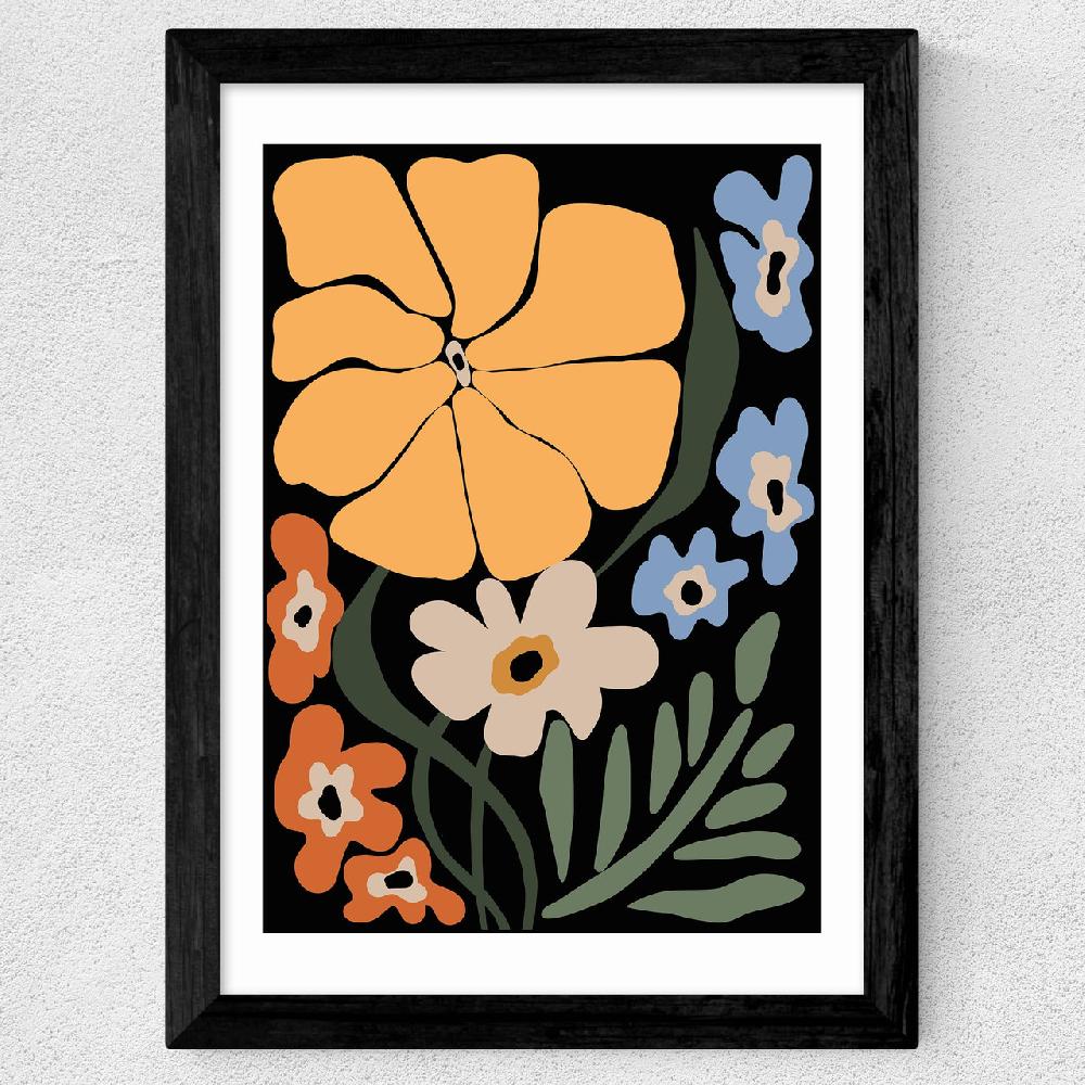 East End Prints Blooming Big Floral Night