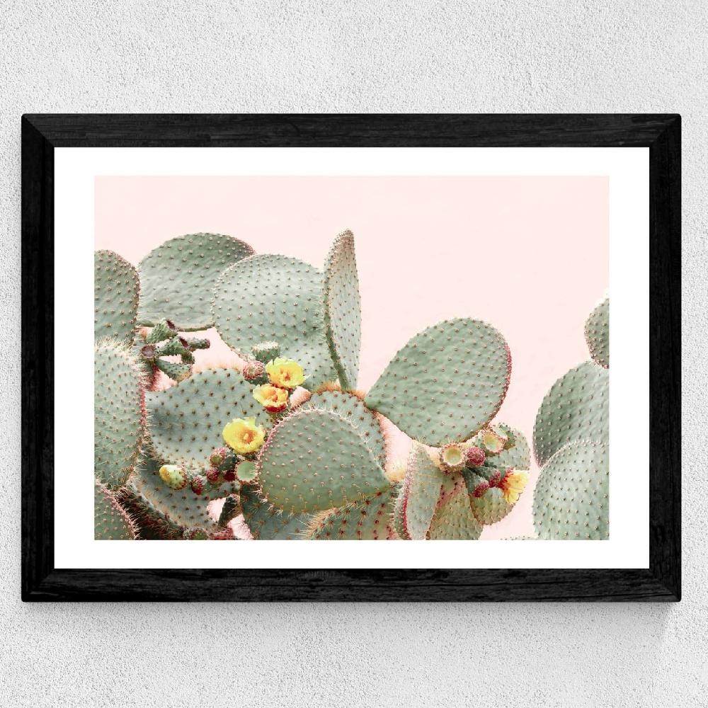 East End Prints Blooming Cactus
