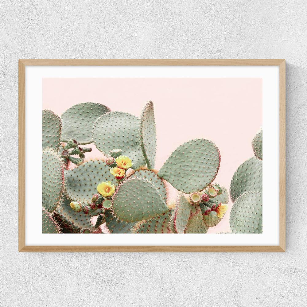 East End Prints Blooming Cactus
