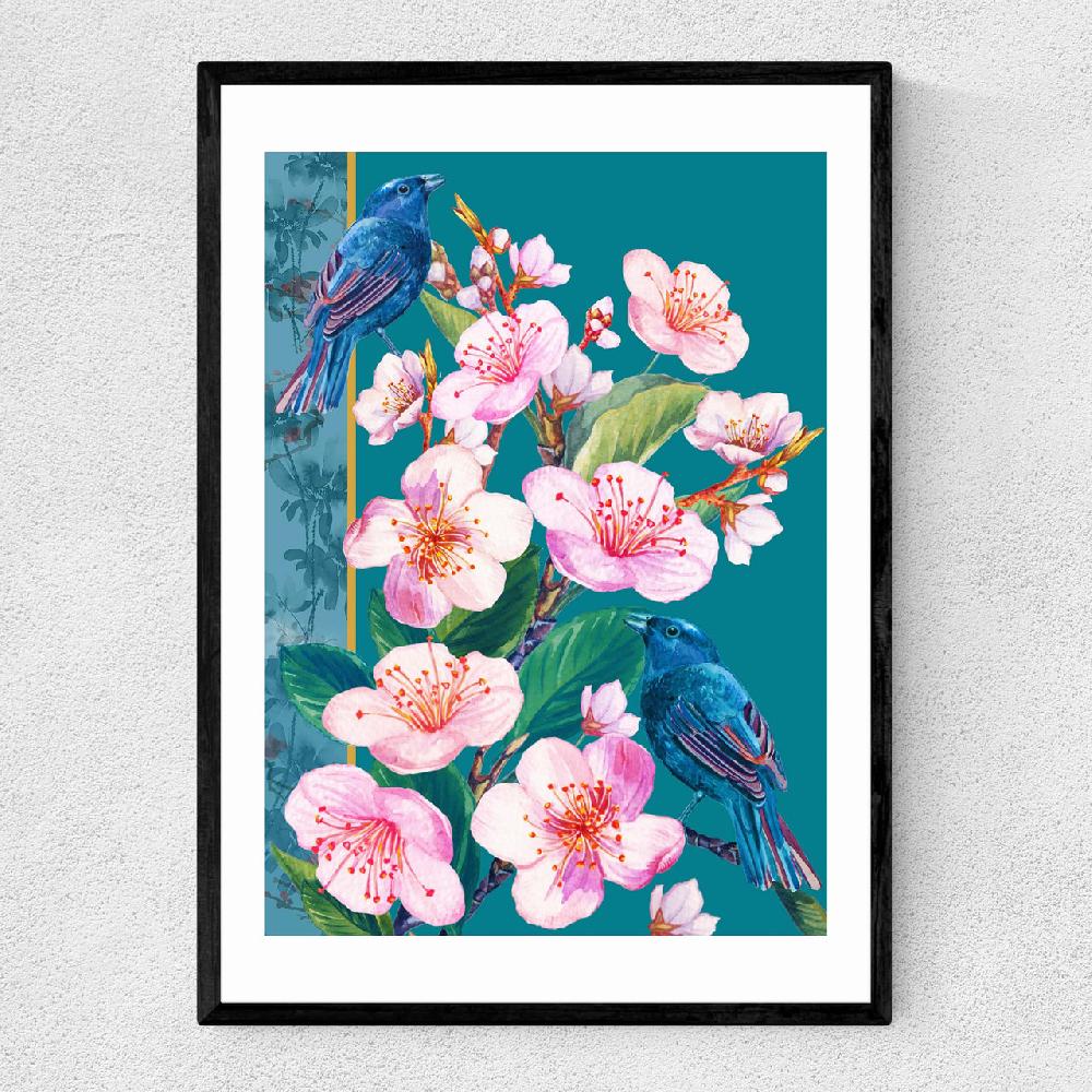 east end prints Blossoms and Birds