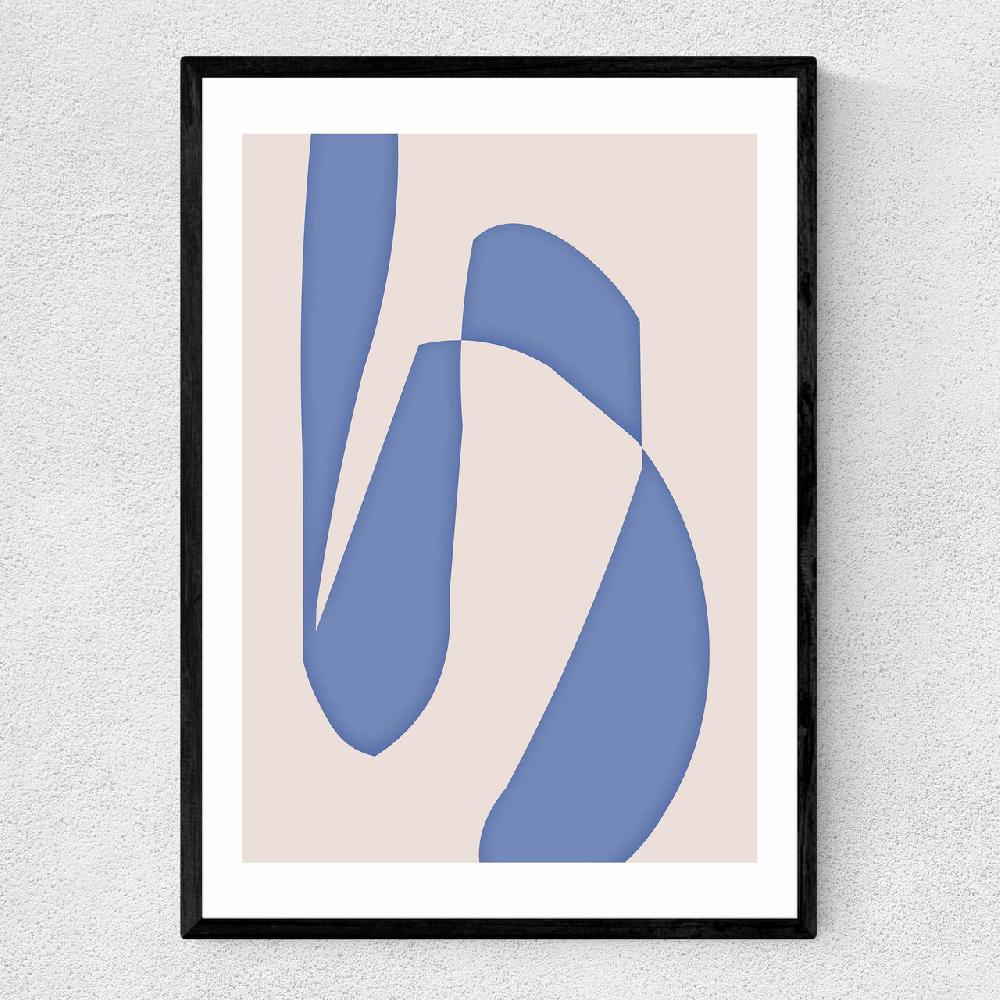 east end prints Blue Abstract Shapes