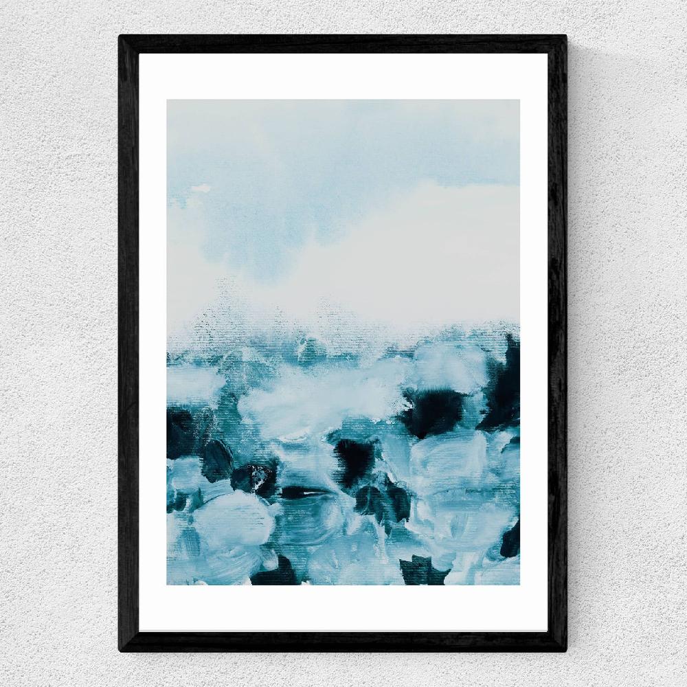 East End Prints Blue Landscape