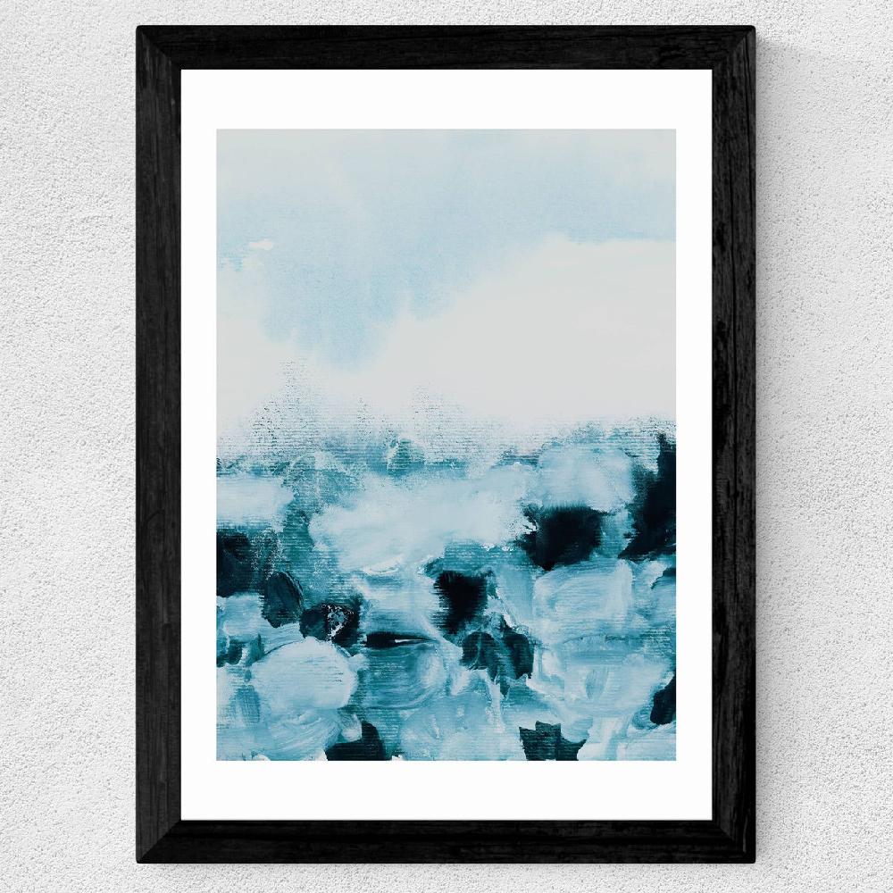 East End Prints Blue Landscape