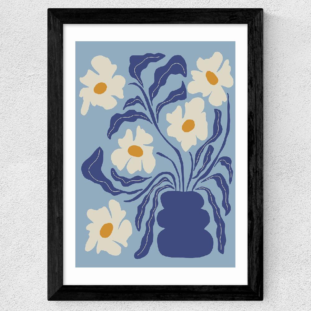 East End Prints Blue Moon Flower Pot