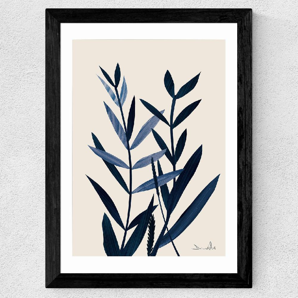 East End Prints Blue Plant I
